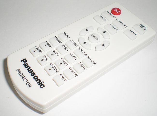 PANASONIC PT-VW350 remote control