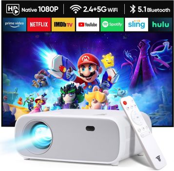 Bild Wielio 20000 Lumen Mini Beamer